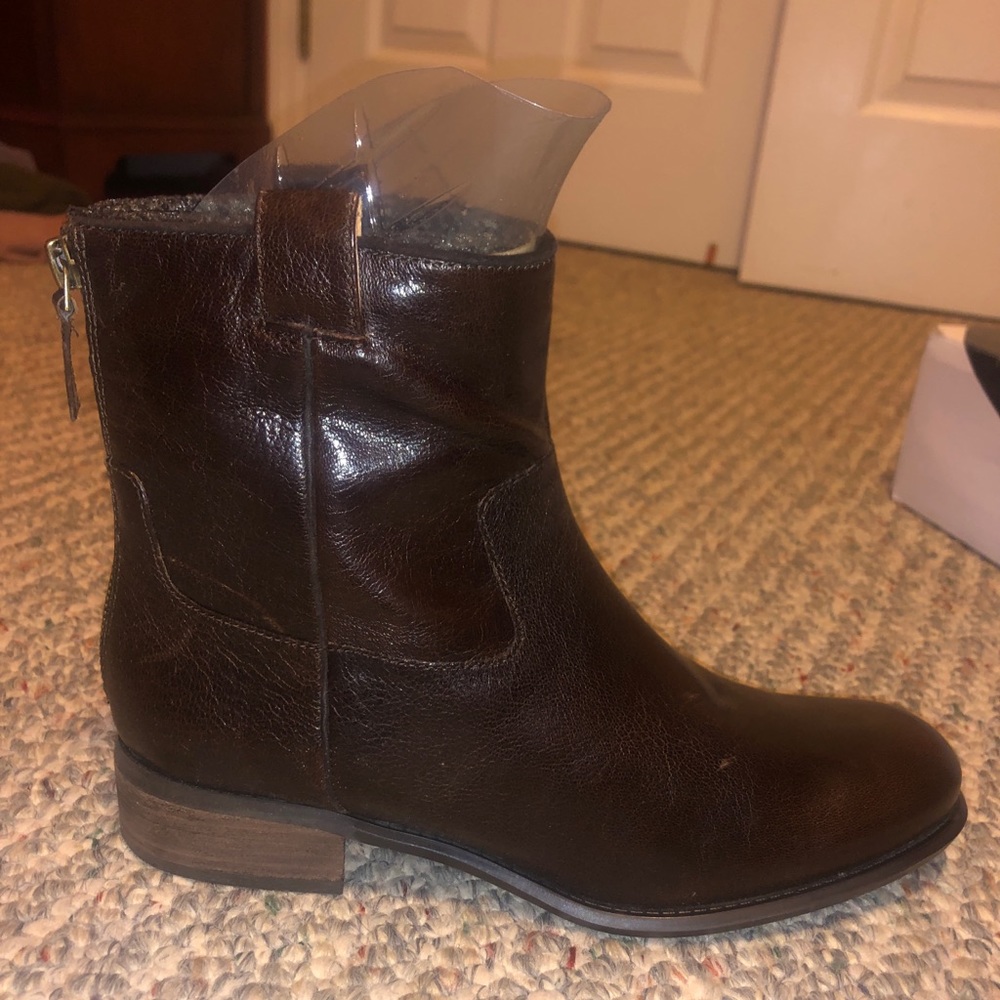 NEW Nine West Jareth Booties Sz 9.5 Dark Brown